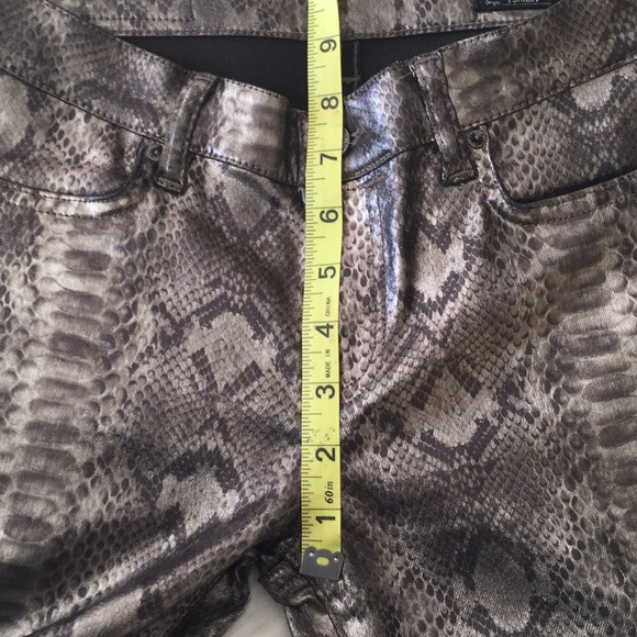 // all saints python print skinny jeans // - Picture 8 of 8